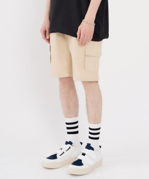 THE MILE（ザマイル）の「エムエル サマー カーゴ ショートパンツ [ベージュ]（その他パンツ・メンズ・その他・MEDIUM/LARGE）」の2枚目の写真