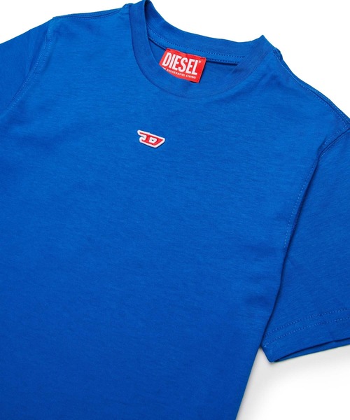 DIESEL KIDS（ディーゼルキッズ）の「DIESEL（ディーゼル）Kids & Junior ワンポイントブランドロゴ半袖Tシャツカットソー（Tシャツ/カットソー・キッズ・ブラック/ブルー/ホワイト・12Y/16Y/14Y/4Y/6Y/8Y/10Y）」の7枚目の写真