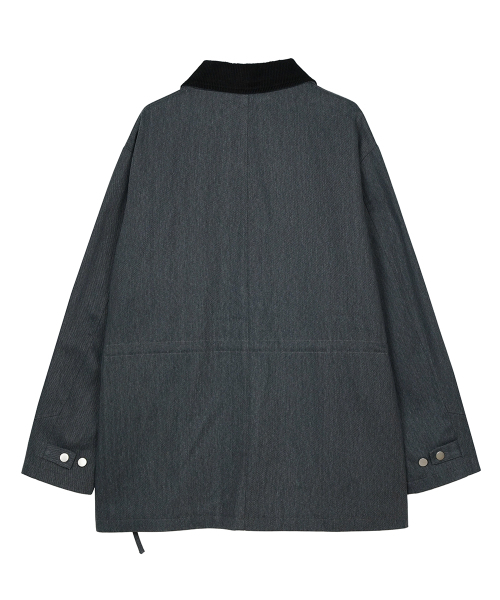 FDR（エフディーアール）の「Work Safari Chore Long Jacket Black（ミリタリージャケット・メンズ・その他・SMALL/MEDIUM/LARGE）」の2枚目の写真