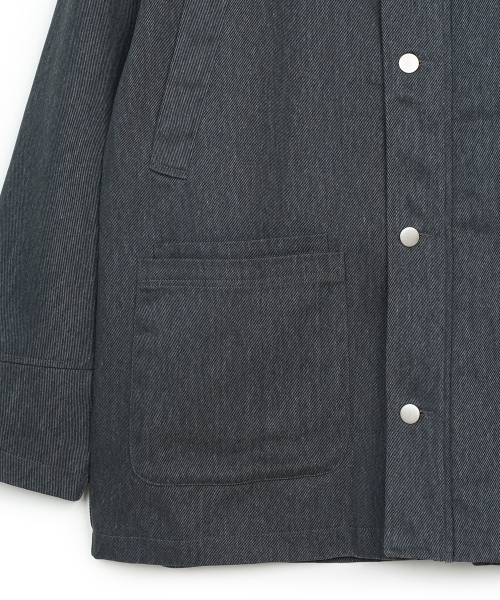 FDR（エフディーアール）の「Work Safari Chore Long Jacket Black（ミリタリージャケット・メンズ・その他・SMALL/MEDIUM/LARGE）」の4枚目の写真