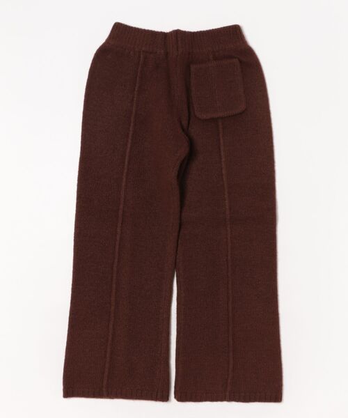 forget-me-nots（フォーゲットミーノッツ）の「Rib Knit Pants FMN-24AW-P-002（その他パンツ・レディース・グレー/ブラウン・MEDIUM/SMALL）」の3枚目の写真