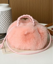 AMELY（エミリー）の「2WAYエコファーバッグ（エコバッグ/サブバッグ）」