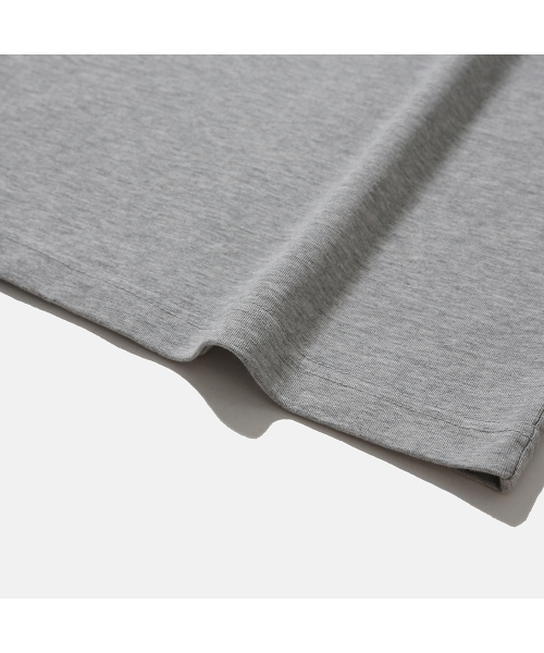 MOIF（モイフ）の「[AW25] BAGGY MOCKNECK L/S TEE / HEATHER GRAY（Tシャツ/カットソー・メンズ・その他・1(S)/2(M)/3(L)）」の5枚目の写真