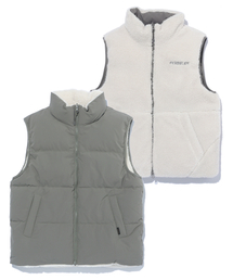 Pendulum（ペンデュラム）の「Boa Reversible Padding Vest LP4JU814_LIGHT KHAKI（ダウンベスト）」