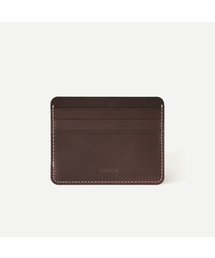 GRAYGRAY（グレイグレイ）の「3-layer Pebble Card Wallet Dark Brown（札入れ/マネークリップ・メンズ）」