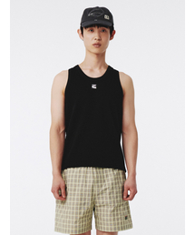 (M) Patch Tank Top Black