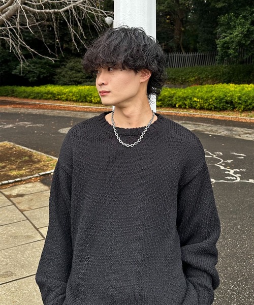 SBG(エスビー)の「インフルエンサー みずきち × SBG ツイストリンク マンテルネックレス(ネックレス・メンズ・シルバー・FREE)」の5枚目の写真