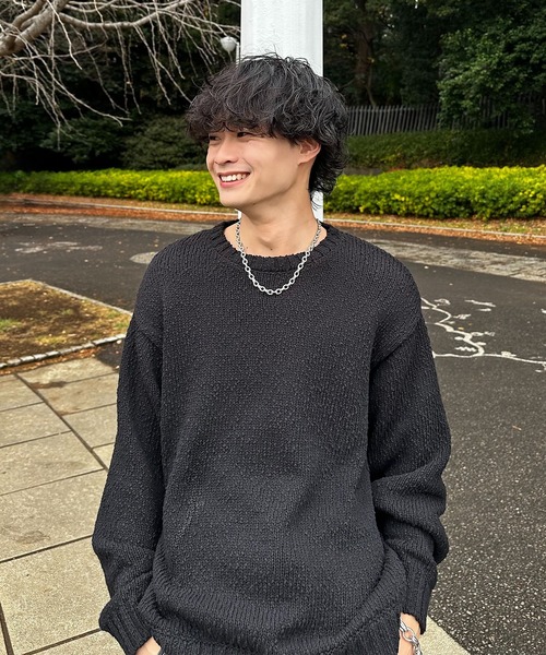 SBG(エスビー)の「インフルエンサー みずきち × SBG ツイストリンク マンテルネックレス(ネックレス・メンズ・シルバー・FREE)」の3枚目の写真