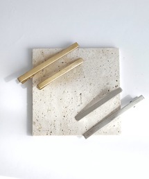 for/c（フォーシー）の「マット加工プレートヘアクリップ2本セット【サスティナブル】（バレッタ/ヘアクリップ）」