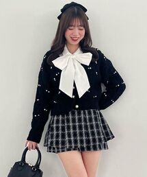 MAJESTIC LEGON | ビジューマシュマロカーディガン(カーディガン/ボレロ)