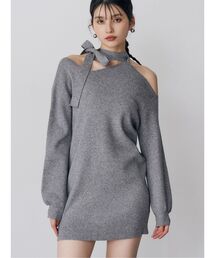 MURUA | アシメショルダーミニワンピース(ワンピース)