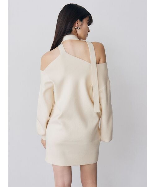 MURUA（ムルーア）の「アシメショルダーミニワンピース（ワンピース・レディース・グレー/ブラック/アイボリー・FREE）」の19枚目の写真