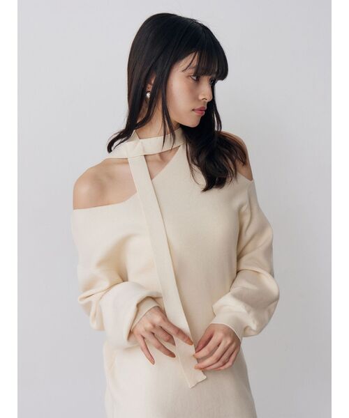 MURUA（ムルーア）の「アシメショルダーミニワンピース（ワンピース・レディース・グレー/ブラック/アイボリー・FREE）」の20枚目の写真