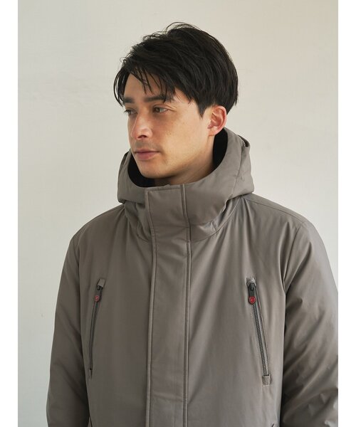 g-stage（ジーステージ）の「【G-STAGE】 ダウンフーテッドコート（ダウンジャケット/コート・メンズ・ベージュ系/ブラック・48/46/50）」の10枚目の写真