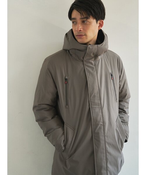 g-stage（ジーステージ）の「【G-STAGE】 ダウンフーテッドコート（ダウンジャケット/コート・メンズ・ベージュ系/ブラック・48/46/50）」の12枚目の写真