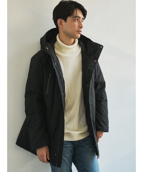 g-stage（ジーステージ）の「【G-STAGE】 ダウンフーテッドコート（ダウンジャケット/コート・メンズ・ベージュ系/ブラック・48/46/50）」の14枚目の写真