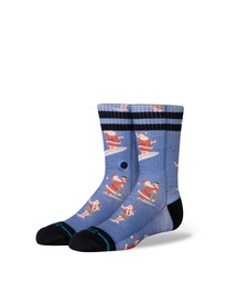 STANCE（スタンス）の「【STANCE/スタンス】SURFING SANTA KIDS CREW　キッズクルーソックス（ソックス/靴下）」