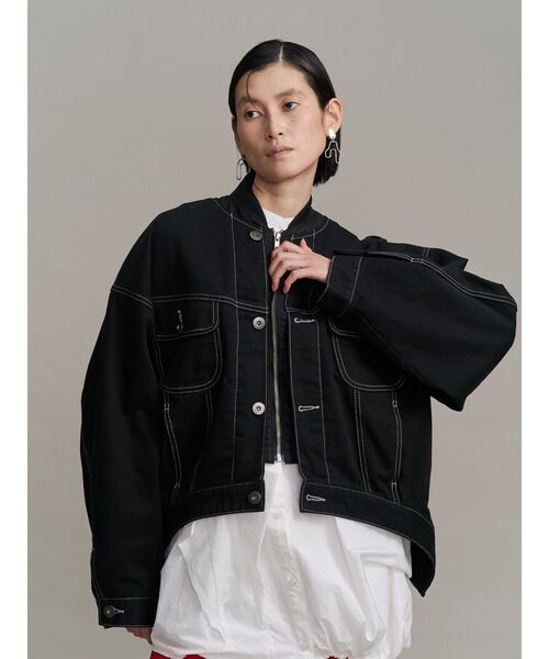 UN3D.（アンスリード）の「MA-1 DOCKING DENIM JACKET / MA-1