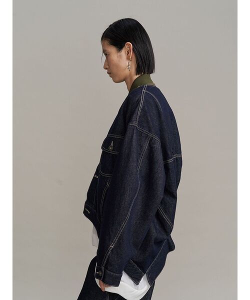 MA-1 DOCKING DENIM JACKET / MA-1ドッキングデニムジャケット（デニム