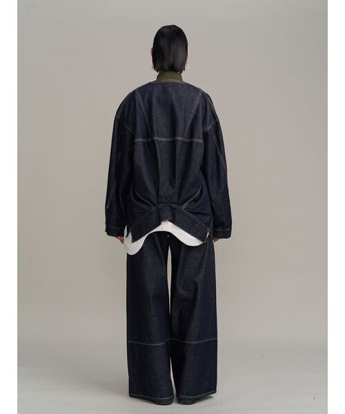 MA-1 DOCKING DENIM JACKET / MA-1ドッキングデニムジャケット（デニム