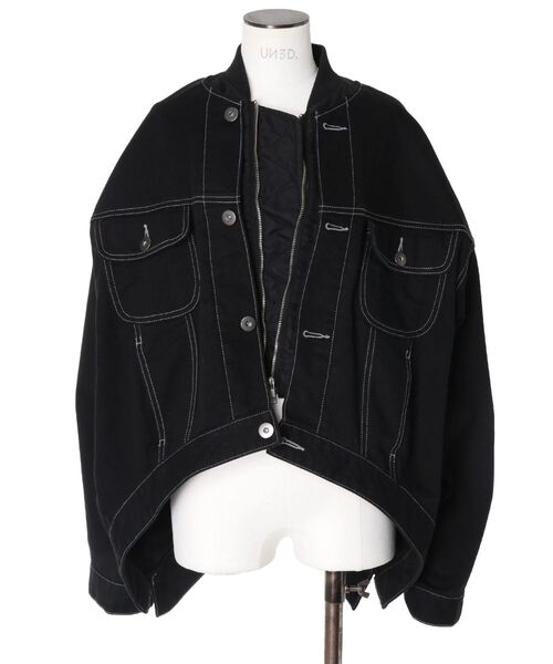 UN3D.（アンスリード）の「MA-1 DOCKING DENIM JACKET / MA-1