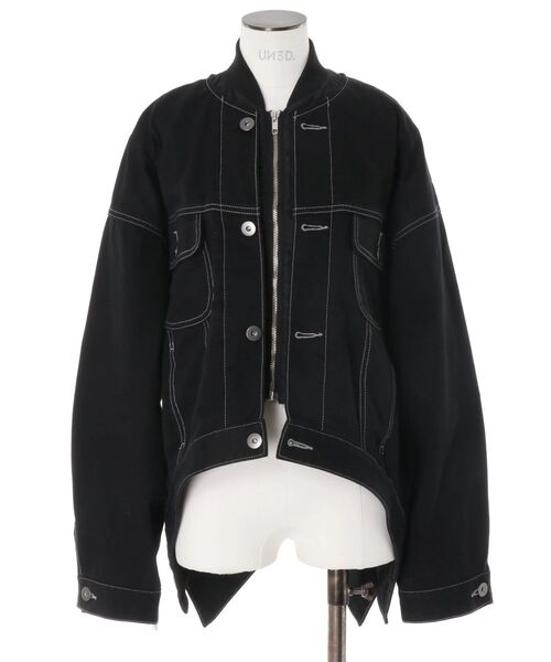 OMMO MA-1 DOCKING JKジャケット　ブラック　un3d OMMO MA-1 DOCKING JKジャケット ブラック un3d