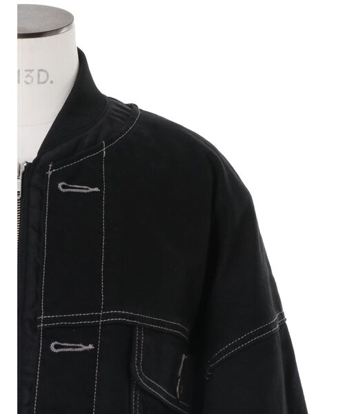 MA-1 DOCKING DENIM JACKET / MA-1ドッキングデニムジャケット（デニム