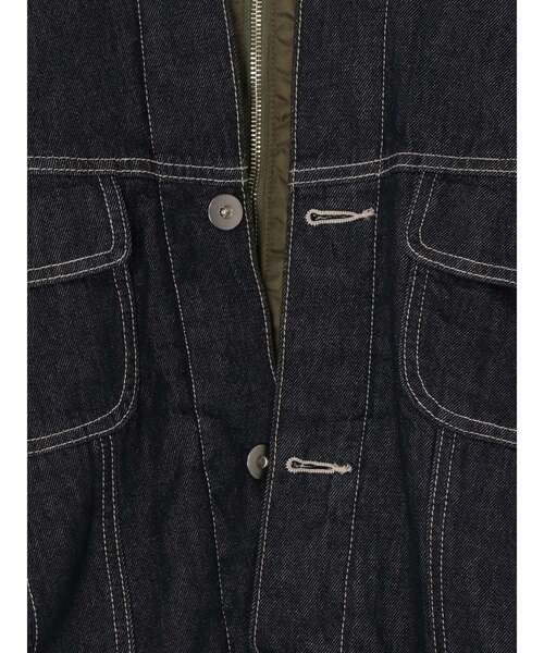 UN3D. アンスリード　デニムコート　デニムジャケット UN3D.（アンスリード）の「BIG DETAIL DENIM CT / ビッグディテール