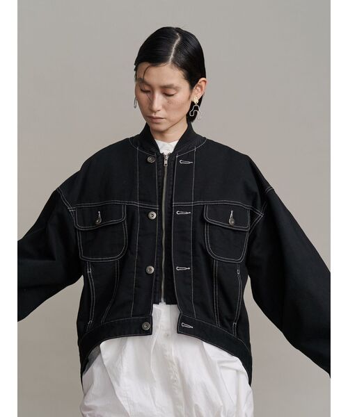 OMMO MA-1 DOCKING JKジャケット　ブラック　un3d OMMO MA-1 DOCKING JKジャケット ブラック un3d