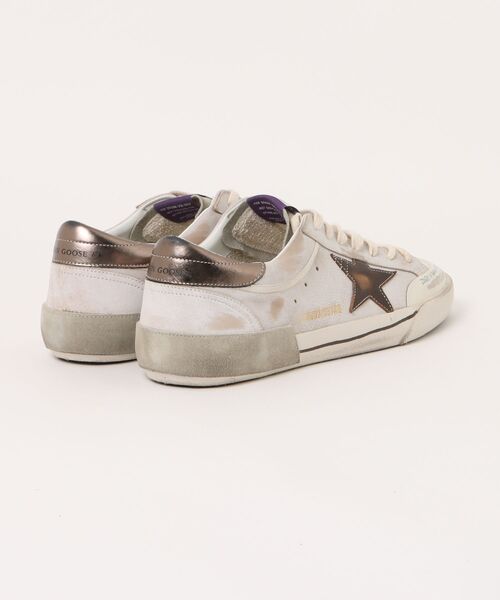 GOLDEN GOOSE（ゴールデングース）の「限定版 Super-Star メンズ スエード レザースター（ブラウン）＆ラミネートレザーヒールタブ（スニーカー・メンズ・ホワイト系その他・40/43）」の3枚目の写真