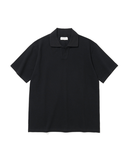 LAB12(ラボ12)の「25S/S Overfit Piquet Shirt (Black)(ポロシャツ・メンズ・その他・MEDIUM/LARGE/XX-LARGE/X-LARGE/SMALL)」の1枚目の写真