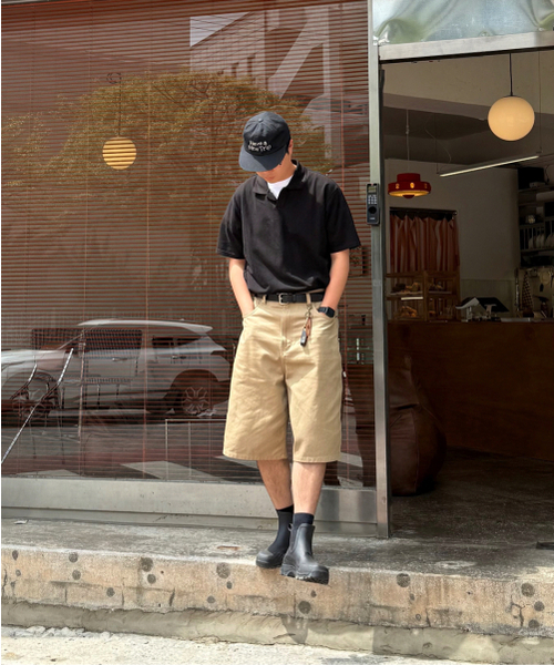 LAB12(ラボ12)の「25S/S Overfit Piquet Shirt (Black)(ポロシャツ・メンズ・その他・MEDIUM/LARGE/XX-LARGE/X-LARGE/SMALL)」の2枚目の写真