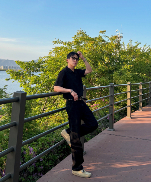 LAB12(ラボ12)の「25S/S Overfit Piquet Shirt (Black)(ポロシャツ・メンズ・その他・MEDIUM/LARGE/XX-LARGE/X-LARGE/SMALL)」の7枚目の写真