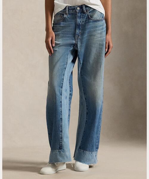 POLO RALPH LAUREN(ポロ ラルフ ローレン)の「ワイドレッグ ジーンズ(デニムパンツ・レディース・ブルー・24R/25R/26R/27R/28R)」の7枚目の写真