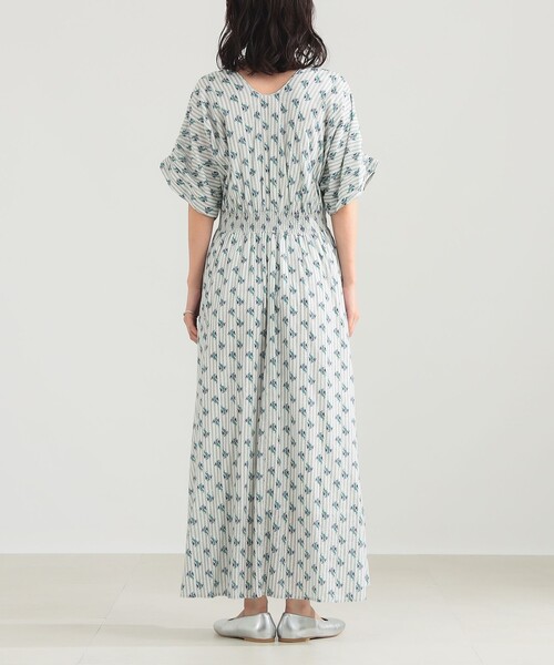 NE QUITTEZ PAS!（ヌキテパ）の「ne Quittez pas / スモール フラワー ギャザー ワンピース（ワンピース・レディース・グリーン/グレー・ONE SIZE）」の8枚目の写真