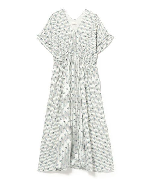 NE QUITTEZ PAS!（ヌキテパ）の「ne Quittez pas / スモール フラワー ギャザー ワンピース（ワンピース・レディース・グリーン/グレー・ONE SIZE）」の18枚目の写真