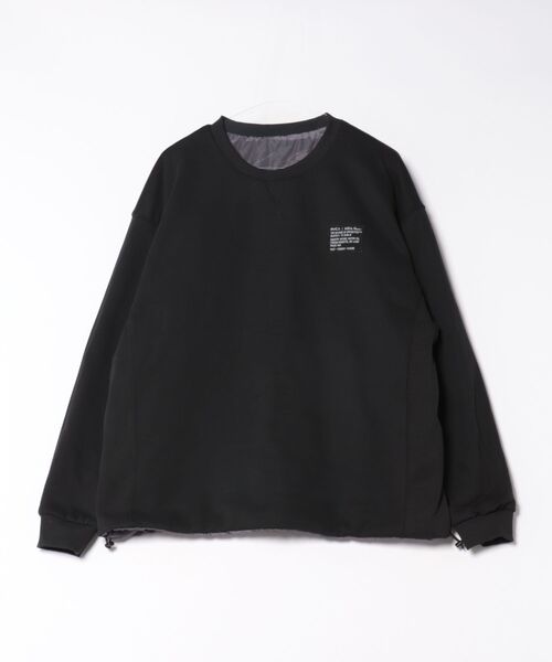 RVCA(ルーカ)の「RVCA メンズ RVCA×AZUL REVERSIBLE CREW トレーナー 【2025年秋冬モデル】(スウェット・メンズ・ブラック・FREE)」の2枚目の写真