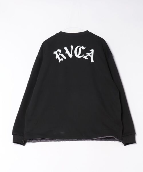 RVCA(ルーカ)の「RVCA メンズ RVCA×AZUL REVERSIBLE CREW トレーナー 【2025年秋冬モデル】(スウェット・メンズ・ブラック・FREE)」の3枚目の写真