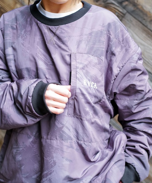 RVCA(ルーカ)の「RVCA メンズ RVCA×AZUL REVERSIBLE CREW トレーナー 【2025年秋冬モデル】(スウェット・メンズ・ブラック・FREE)」の9枚目の写真