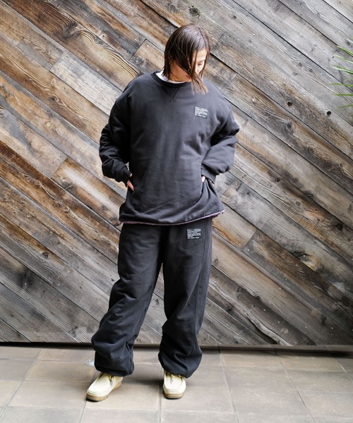 RVCA(ルーカ)の「RVCA メンズ RVCA×AZUL REVERSIBLE CREW トレーナー 【2025年秋冬モデル】(スウェット・メンズ・ブラック・FREE)」の10枚目の写真
