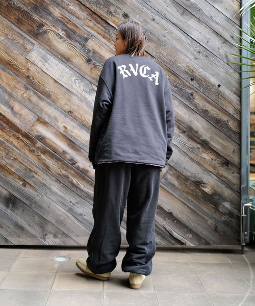 RVCA(ルーカ)の「RVCA メンズ RVCA×AZUL REVERSIBLE CREW トレーナー 【2025年秋冬モデル】(スウェット・メンズ・ブラック・FREE)」の11枚目の写真