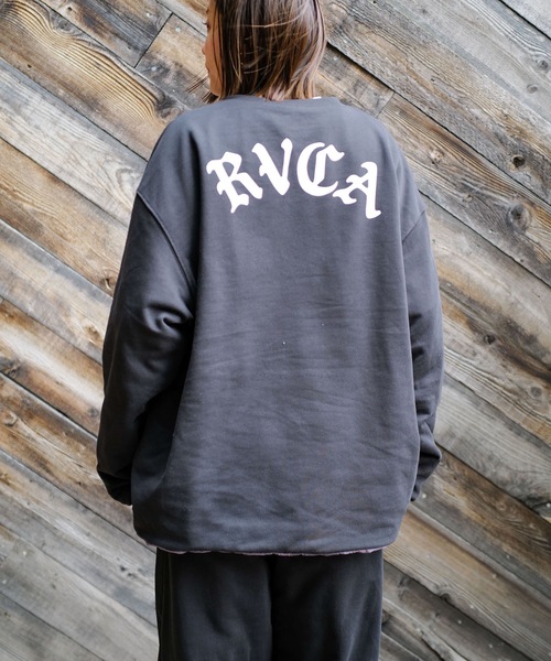 RVCA(ルーカ)の「RVCA メンズ RVCA×AZUL REVERSIBLE CREW トレーナー 【2025年秋冬モデル】(スウェット・メンズ・ブラック・FREE)」の13枚目の写真