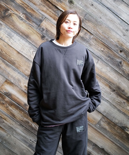 RVCA(ルーカ)の「RVCA メンズ RVCA×AZUL REVERSIBLE CREW トレーナー 【2025年秋冬モデル】(スウェット・メンズ・ブラック・FREE)」の12枚目の写真