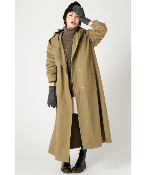 JOURNAL STANDARD（ジャーナルスタンダード）の「ラグラン畦 タートルプルオーバー#（ニット/セーター・レディース・ホワイト/ウッド/ネイビー・FREE）」の6枚目の写真