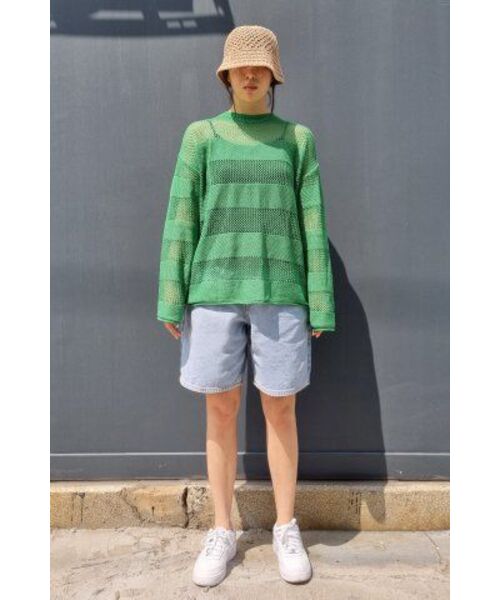 KATRINA K(カトリーナケイ)の「ユニセックスダブルトーンデニムショーツ(その他パンツ・レディース・その他・L/M/S/XL)」の5枚目の写真