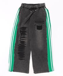 MKD.ZAKKA（エムケーディーザッカ）の「ストリートアクセントクラッシュデニム（デニムパンツ）」