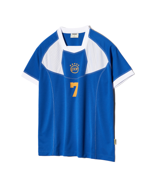 PIECEMAKER（ピースメーカー）の「SPORTY MESH COMBI JERSEY TOP (BLUE)（Tシャツ/カットソー・レディース・その他・FREE）」の7枚目の写真