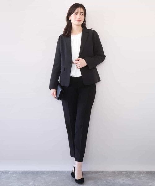 OFUON le MK(オフオンルエムケー)の「【2026SS】タックデザインジョーゼットブラウス(長袖)/UVカット/接触冷感/洗える(シャツ/ブラウス・レディース・ブラック/ピンク/ホワイト・40/38/36)」の8枚目の写真