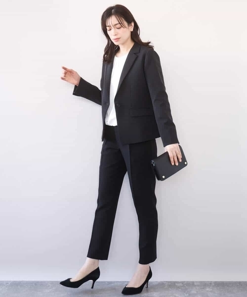 OFUON le MK(オフオンルエムケー)の「【2026SS】タックデザインジョーゼットブラウス(長袖)/UVカット/接触冷感/洗える(シャツ/ブラウス・レディース・ブラック/ピンク/ホワイト・40/38/36)」の10枚目の写真