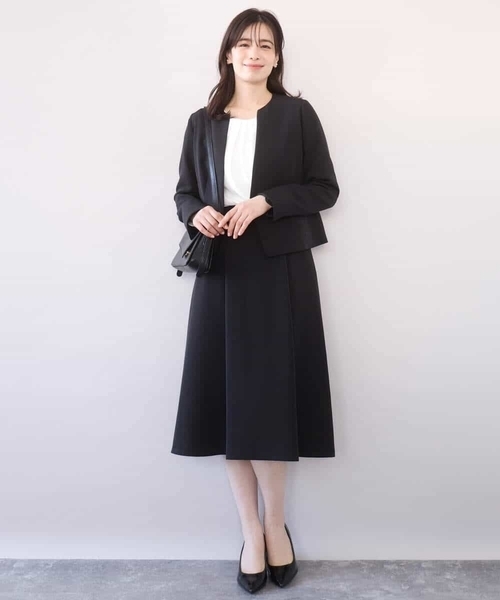 OFUON le MK(オフオンルエムケー)の「【2026SS】タックデザインジョーゼットブラウス(長袖)/UVカット/接触冷感/洗える(シャツ/ブラウス・レディース・ブラック/ピンク/ホワイト・40/38/36)」の11枚目の写真